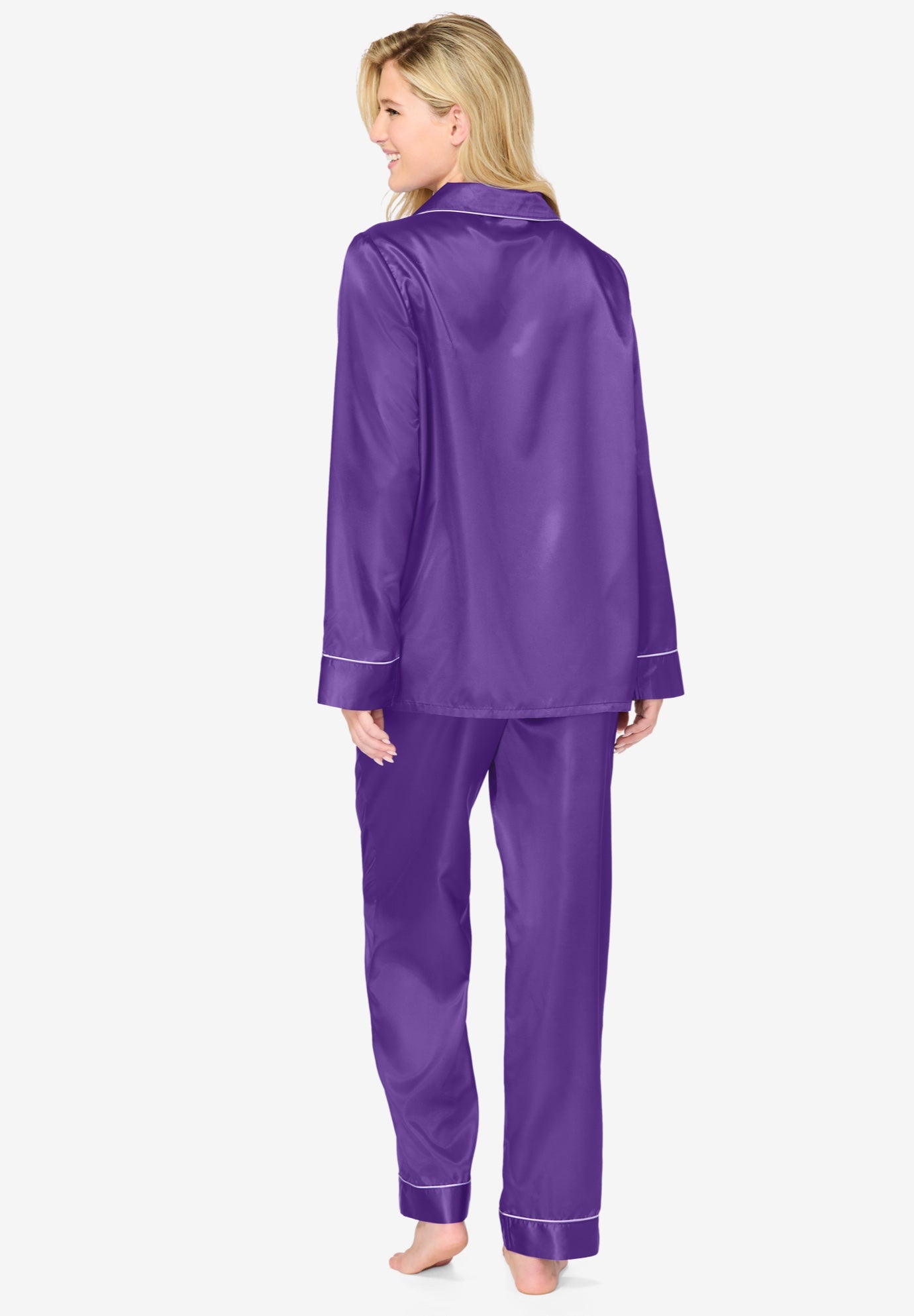 The Luxe Satin Pajama Set  image number 1