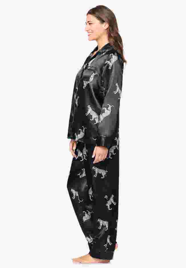 The Luxe Satin Pajama Set  image number 2
