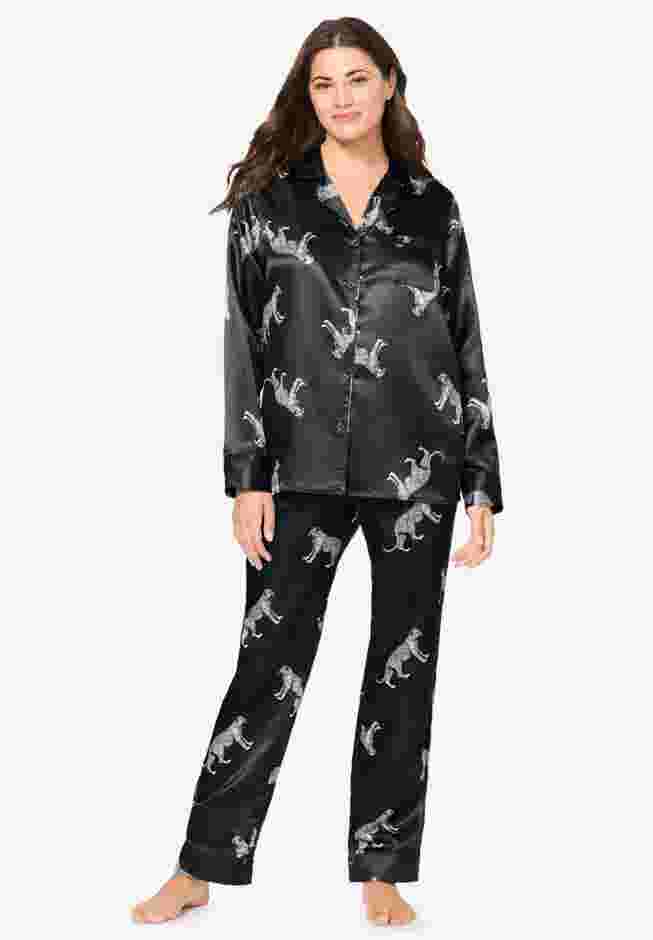 The Luxe Satin Pajama Set  image number 0