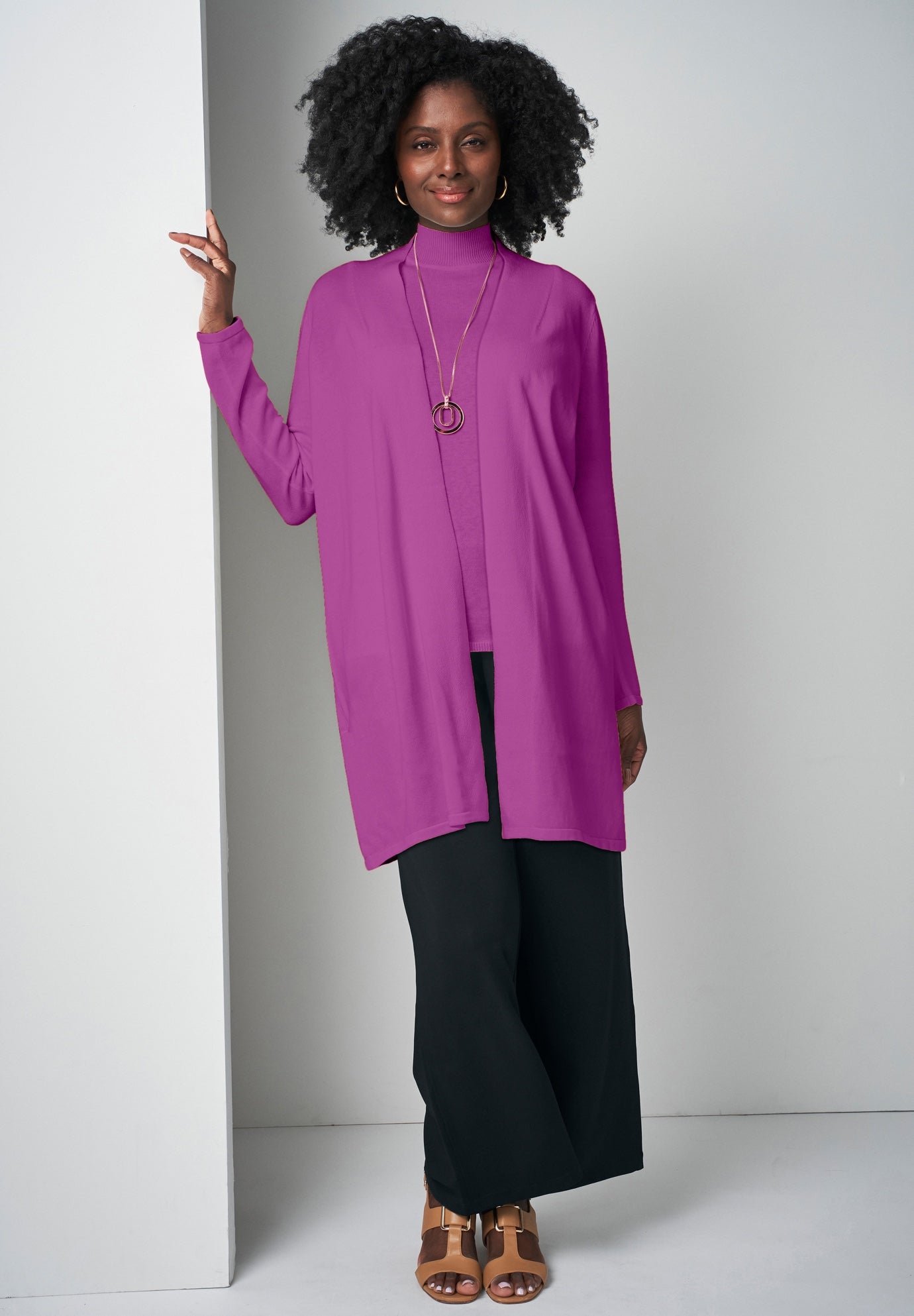 Fine Gauge Cardigan Topper image number 0
