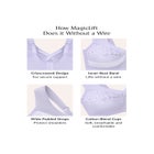 Glamorise® Magic Lift® Cotton Support Wireless Bra 1001 image number null