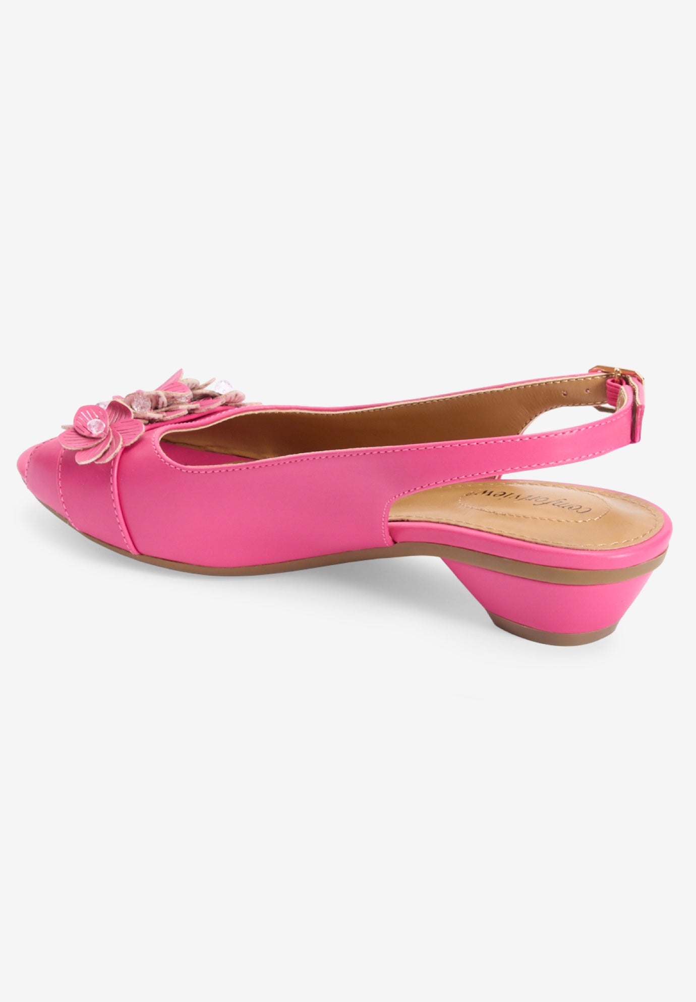 The Rider Leather-Like Slingback image number 1