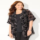 In-Vogue Velvet Kimono image number null