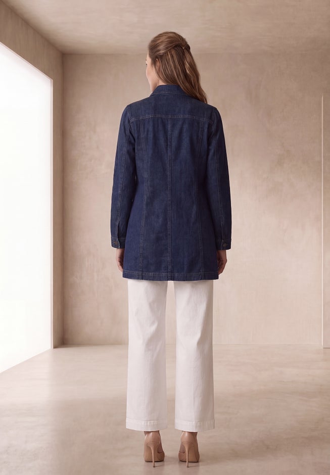 Long Denim Jacket image number 2