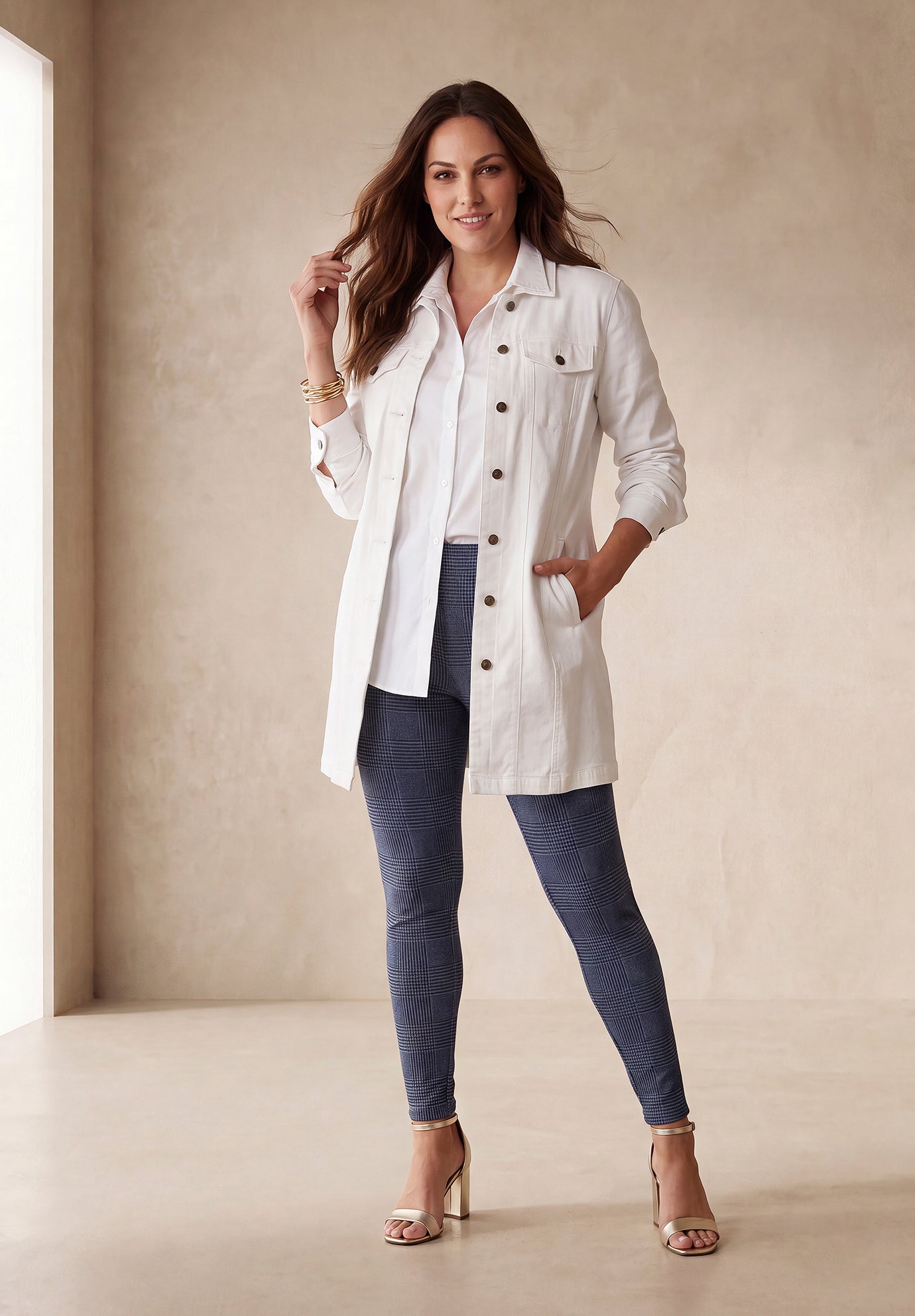 Long Denim Jacket image number 0