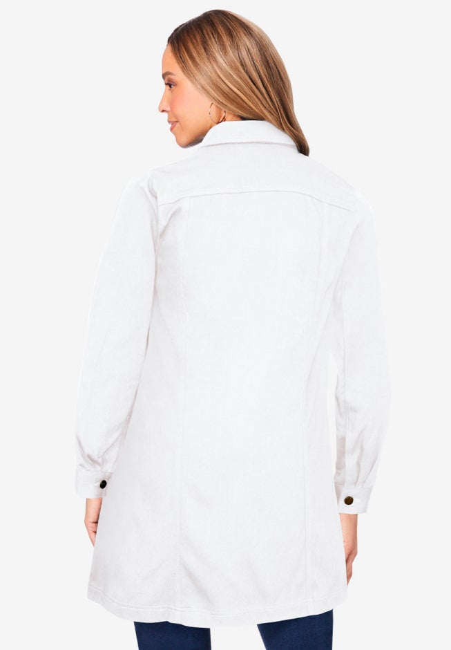 Long Denim Jacket image number 1