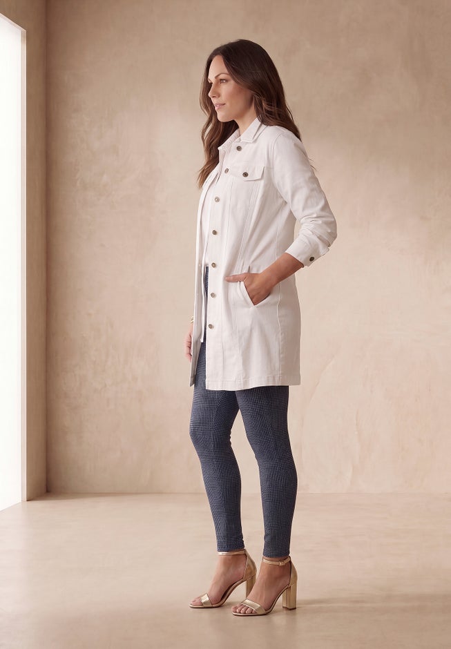 Long Denim Jacket image number 1