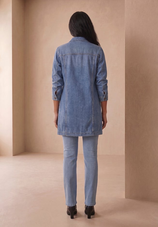Long Denim Jacket image number 2