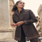 Long Denim Jacket image number null