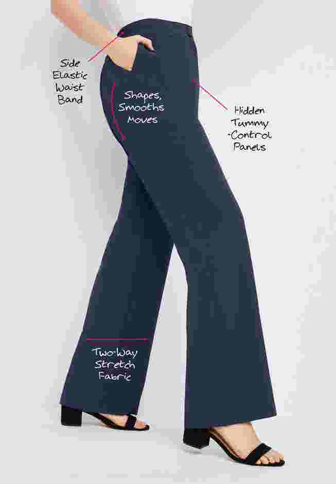 Tummy Control Bi-Stretch Bootcut Pant image number 1