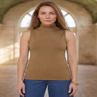 Carefree Cashmere Sleeveless Turtleneck Shell image number 0