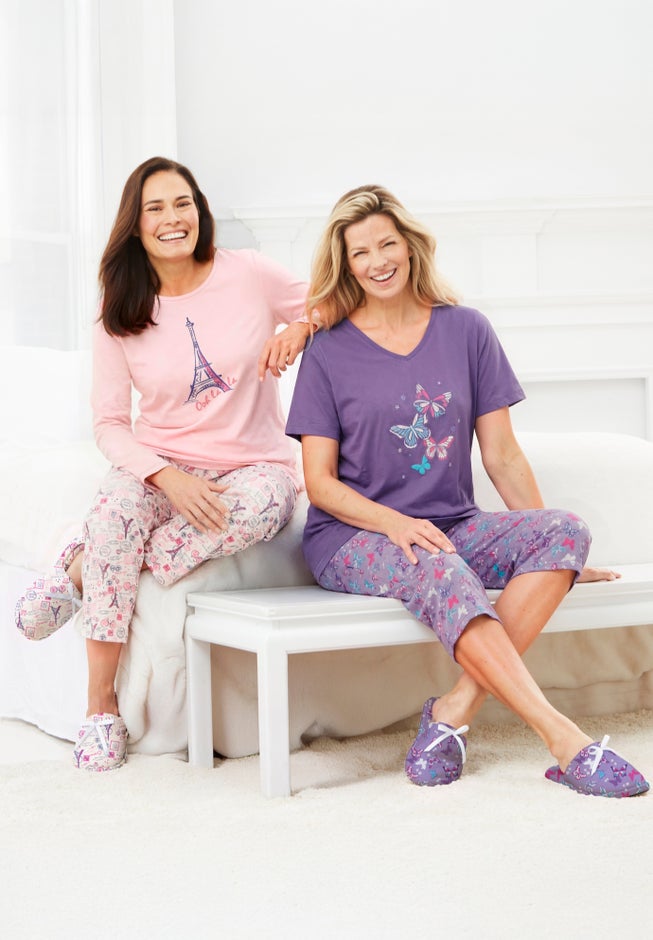 Long Sleeve Knit PJ Set image number 4