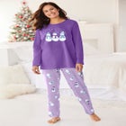 Long Sleeve Knit PJ Set image number null