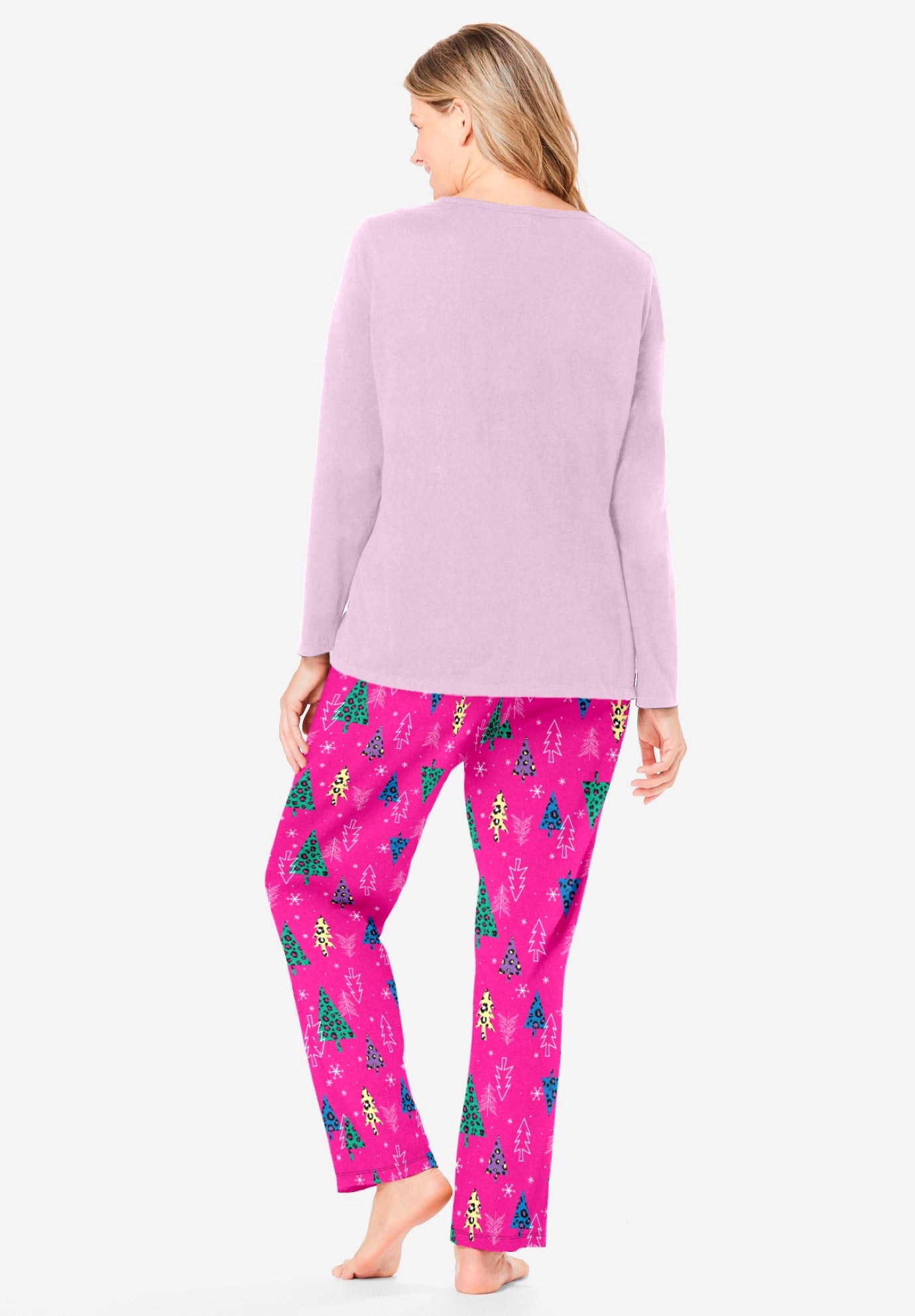 Long Sleeve Knit PJ Set image number 1