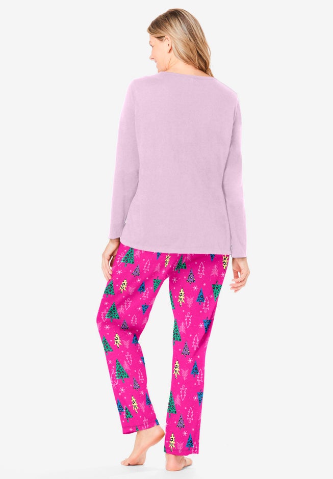 Long Sleeve Knit PJ Set image number 1