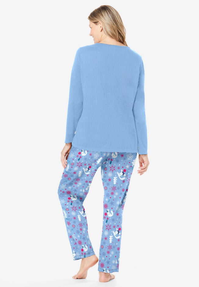 Long Sleeve Knit PJ Set image number 1