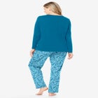Long Sleeve Knit PJ Set image number null
