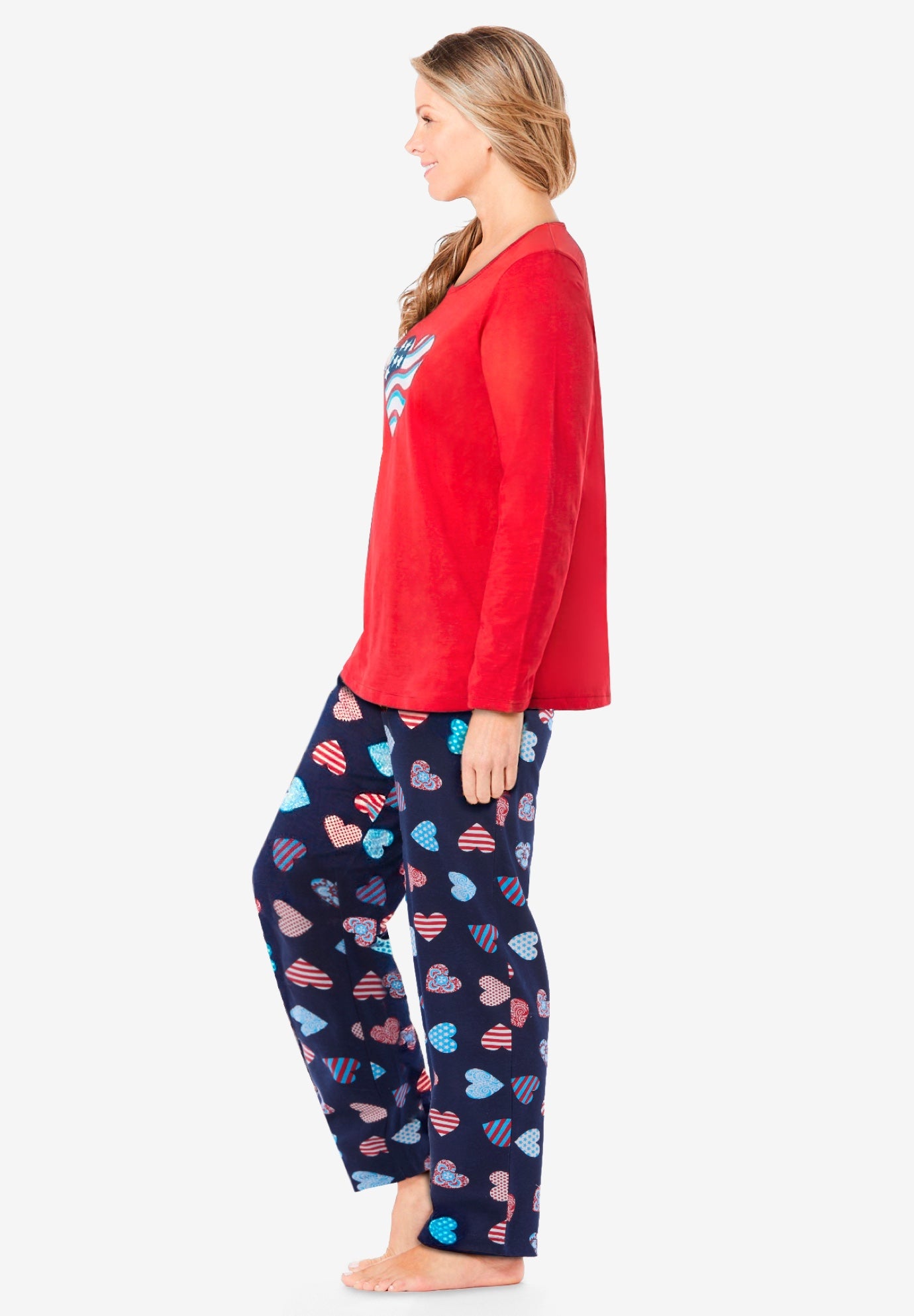 Long Sleeve Knit PJ Set image number 2