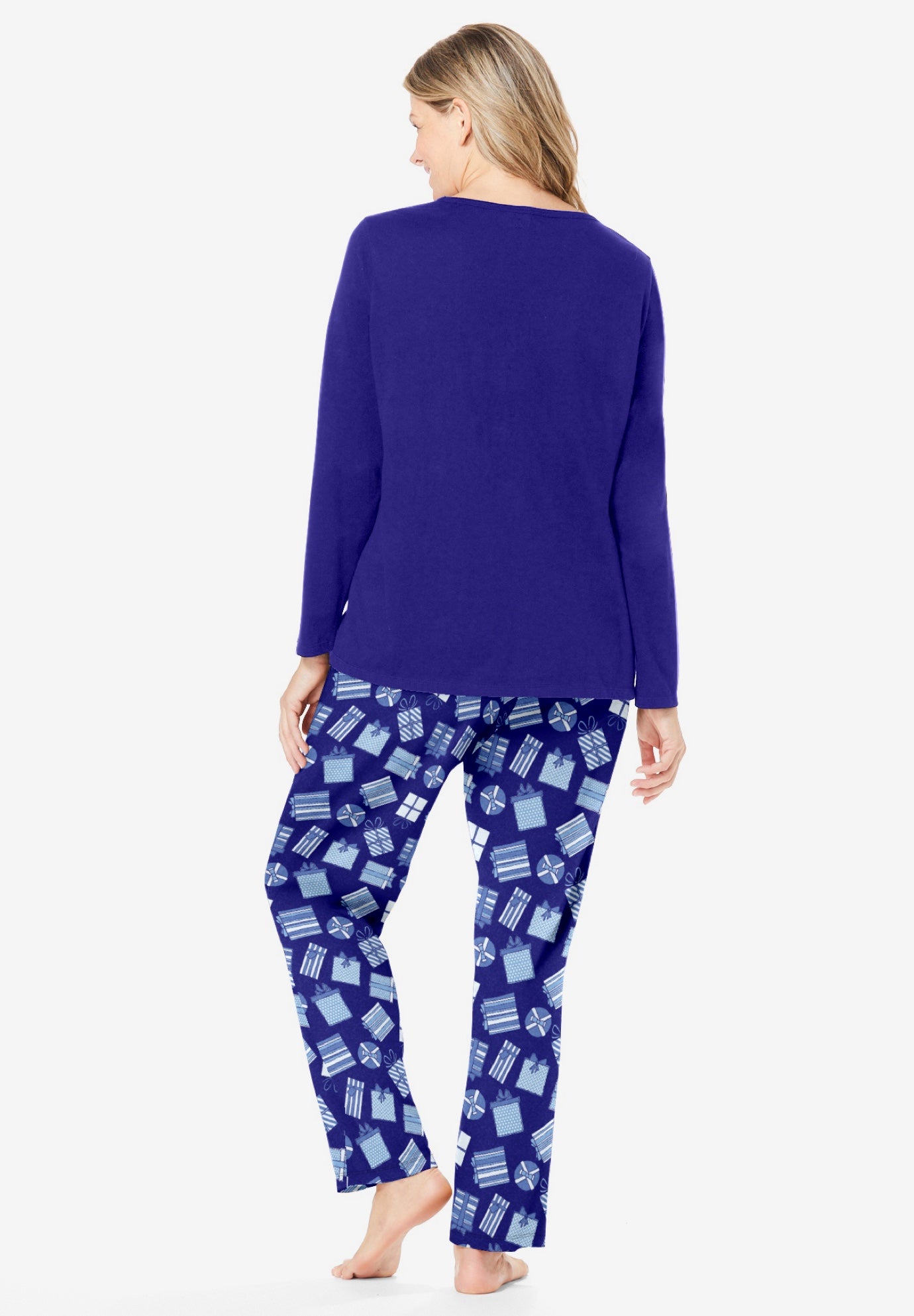 Long Sleeve Knit PJ Set image number 1