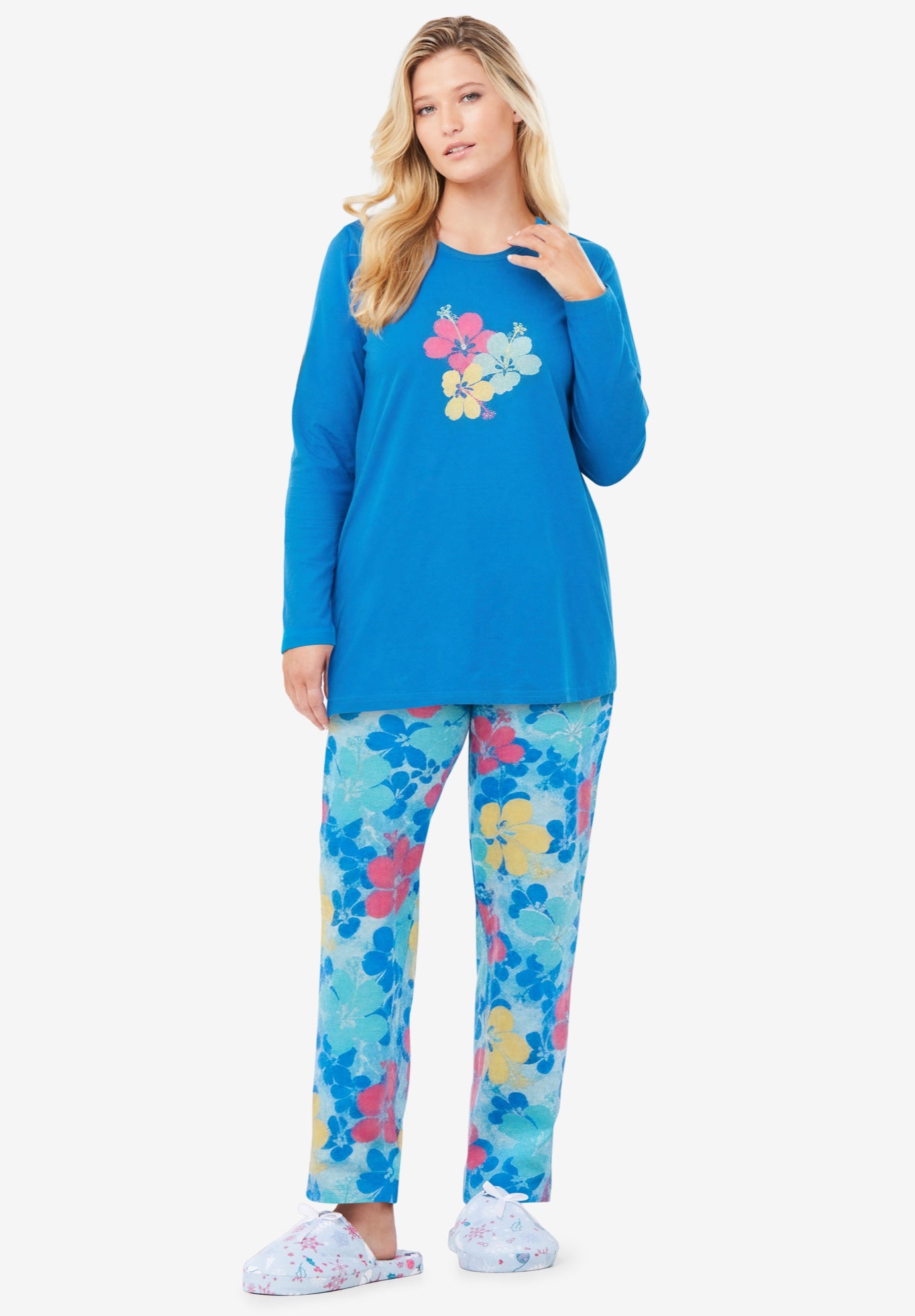 Long Sleeve Knit PJ Set image number 0