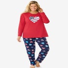 Long Sleeve Knit PJ Set image number null