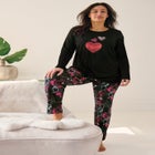 Long Sleeve Knit PJ Set image number null