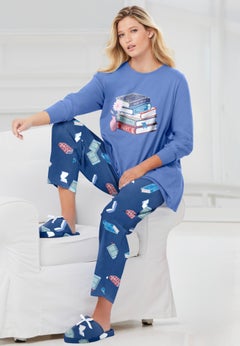 Long Sleeve Knit PJ Set