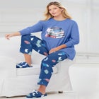 Long Sleeve Knit PJ Set image number 0