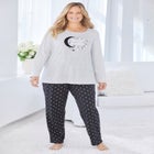 Long Sleeve Knit PJ Set image number null