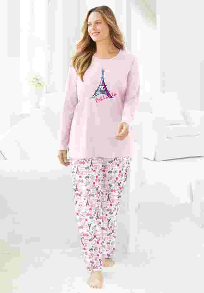 Long Sleeve Knit PJ Set image number 6