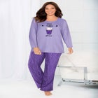 Long Sleeve Knit PJ Set image number null