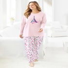 Long Sleeve Knit PJ Set image number null
