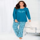 Long Sleeve Knit PJ Set image number null
