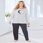 Long Sleeve Knit PJ Set image number null