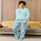 Long Sleeve Knit PJ Set image number null