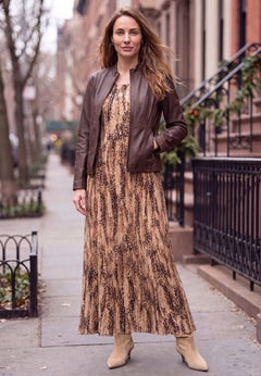 Stretch Cotton Tank Maxi Dress