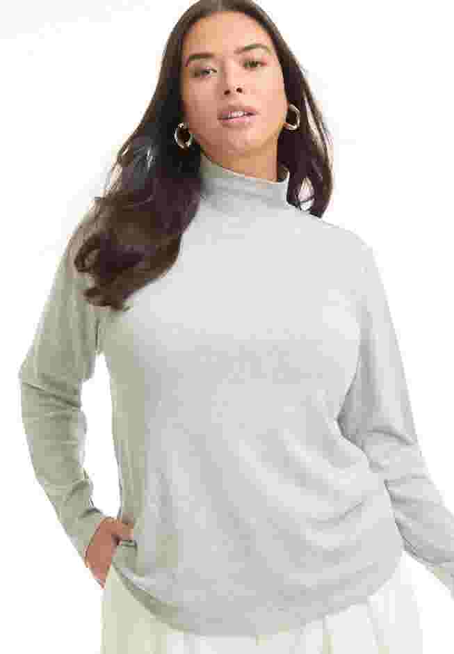 Ribbed Mock Neck Top image number 0