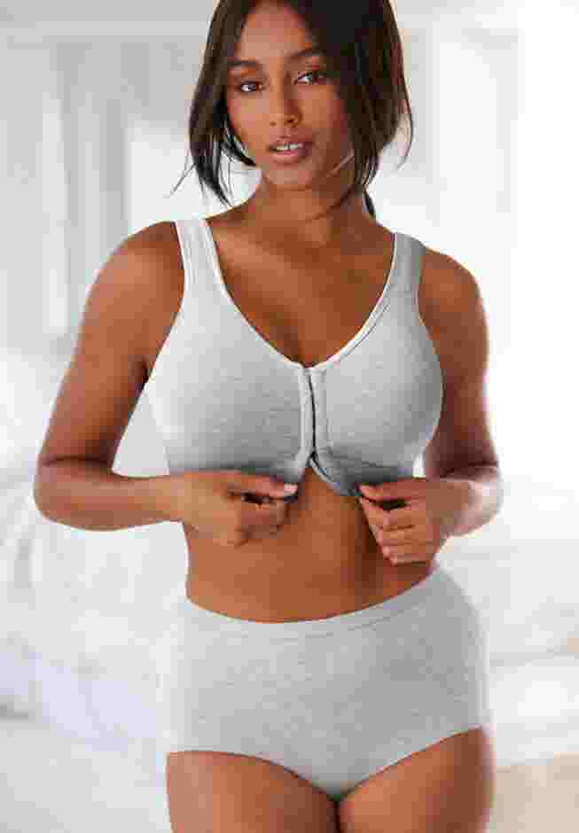 Wireless Front-Close Lounge Bra image number 5
