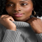 Cable Turtleneck Sweater image number null