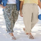 Convertible Length Cargo Pant/Capri image number null