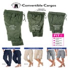 Convertible Length Cargo Pant/Capri image number null