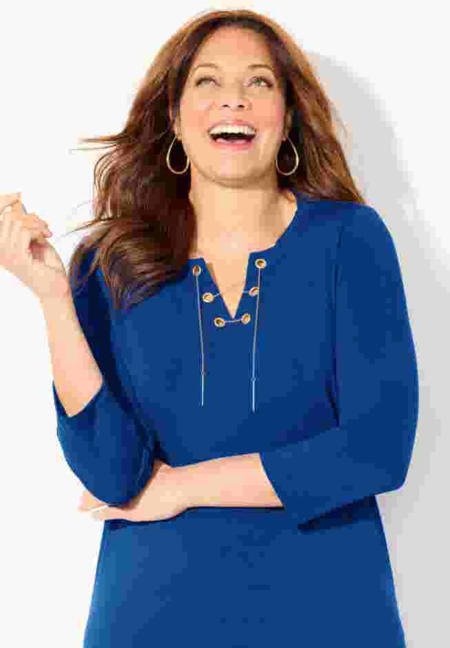 Chain Lace-Up Tunic image number 2