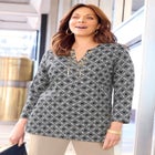 Chain Lace-Up Tunic image number null