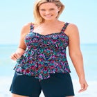 Flared Tankini Top  image number null