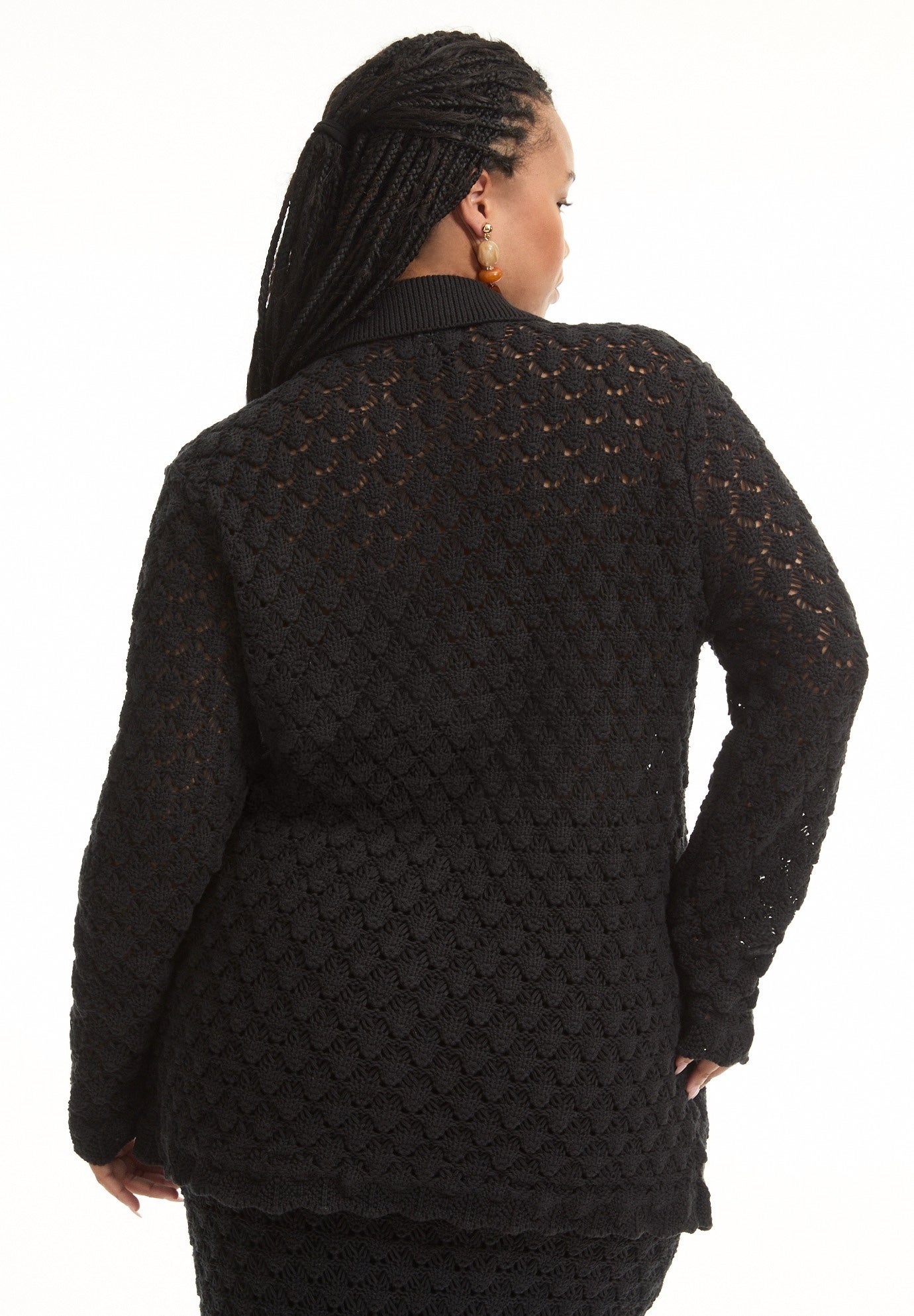 Crochet Button Down Shirt image number 1