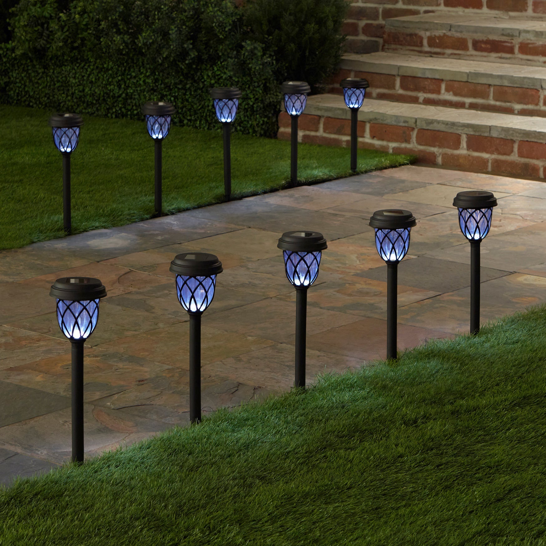Solar Pathway Lights, Set of 10 image number 0