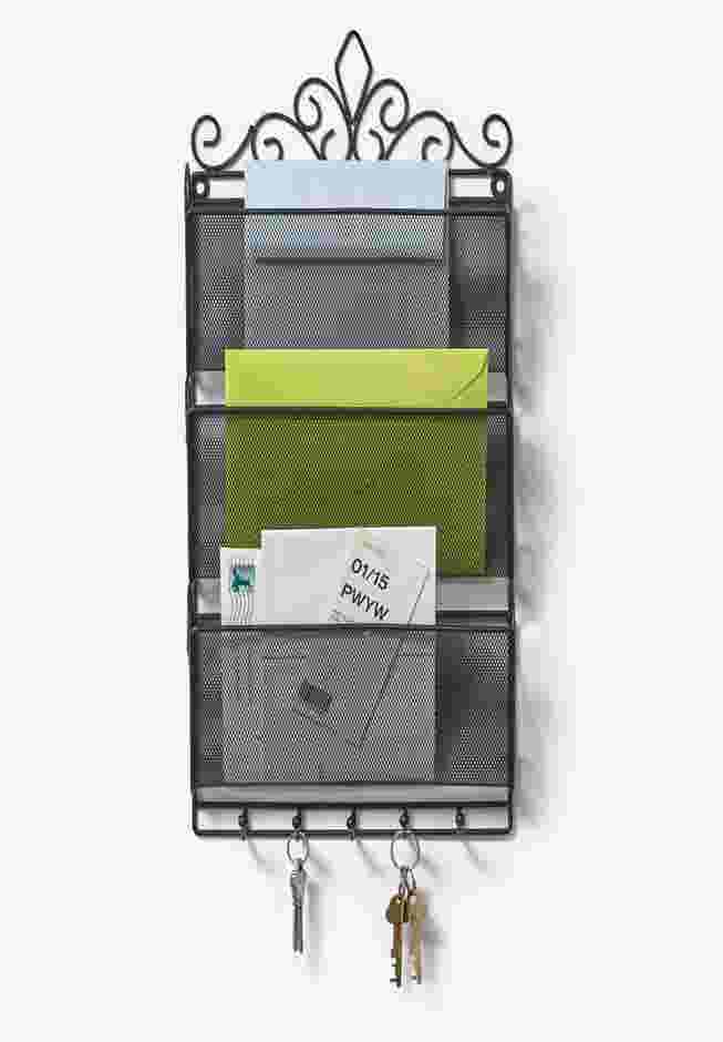 Scroll Letter & Key Organizer image number 0