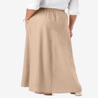 Linen Maxi Skirt image number null