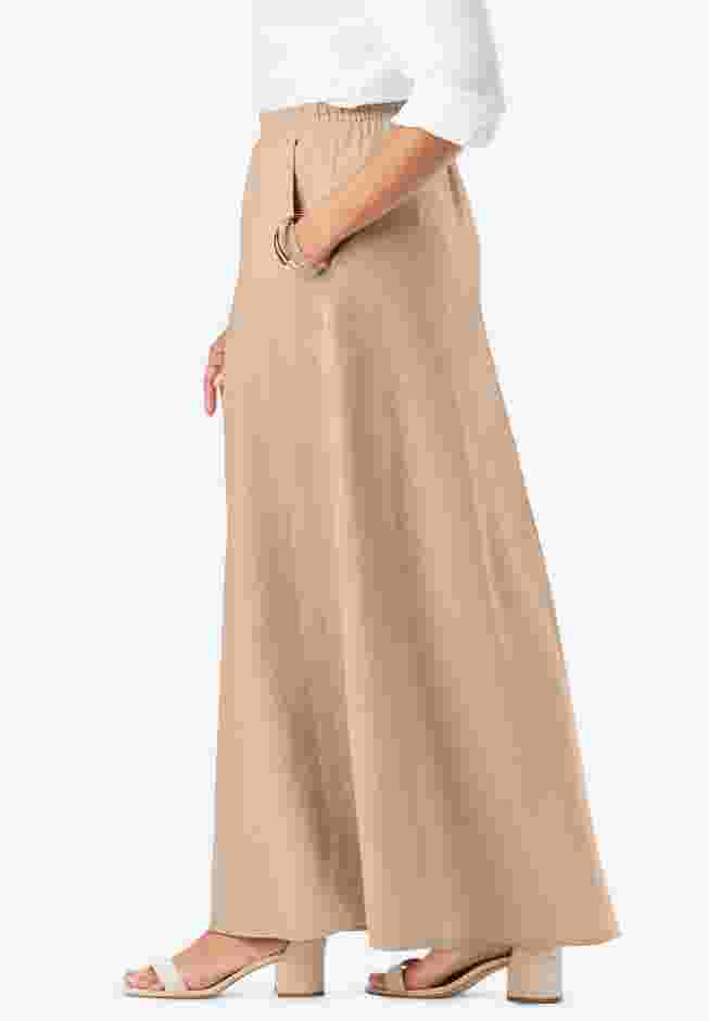 Linen Maxi Skirt image number 2