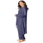 Plus Size Beaded Georgette 3-piece Pant Set &ndash; Formal Wear image number null